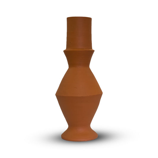 Handcrafted Terracotta Statement Vase / Flower Vase