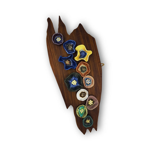 Clay and Timber Harmony Wall Hanging