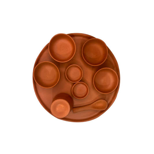 Clay Dinner Set | Mud Dinner set