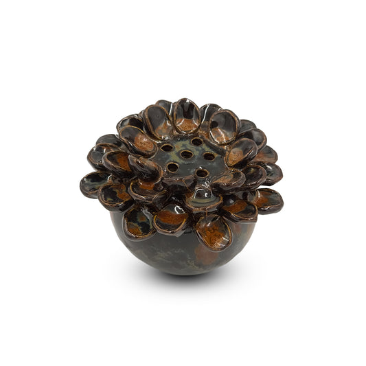 Earthy Blossom Incense Bowl/Incense Holder/Ceramic Holder